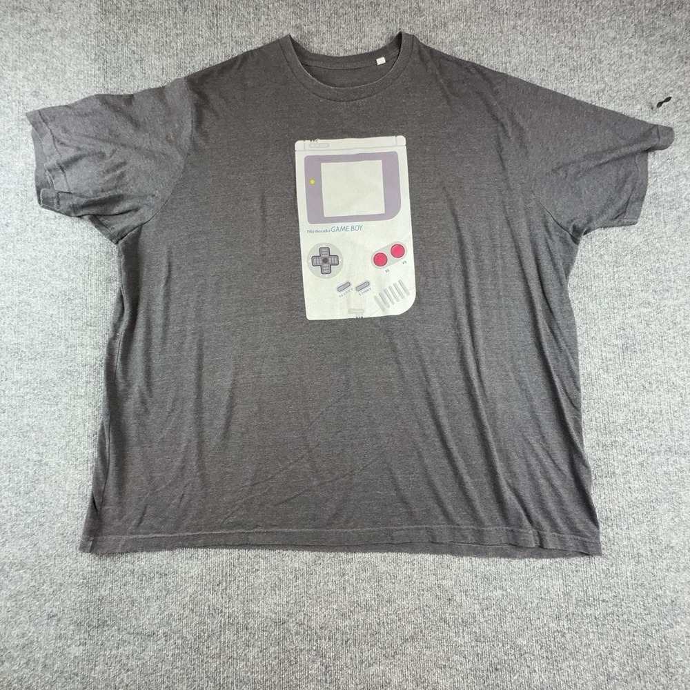 Nintendo Game Boy Shirt Mens 3XL Gray Console Graphic Tee Retro Video Game